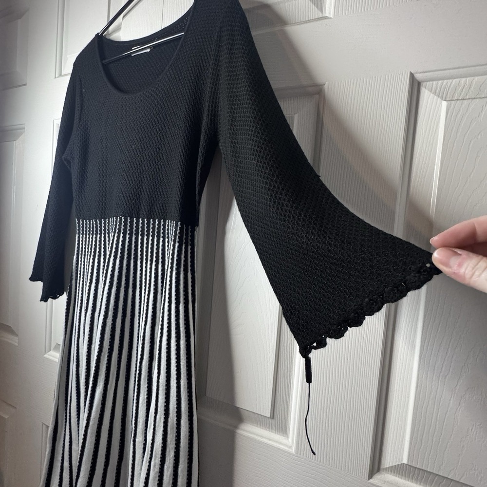NWOT Calvin Klein Sweater Dress Size Medium Womens Long‎  Sleeve Fit Flare - Picture 6 of 10